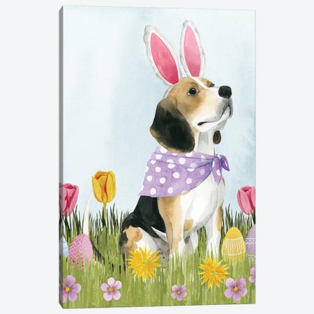 Puppy Easter II Canvas Print #POP1185} by Grace Popp Art Print