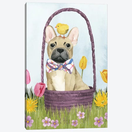 Puppy Easter III Canvas Print #POP1186} by Grace Popp Canvas Print