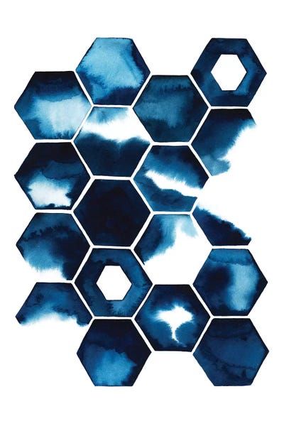 Abstract Shapes & Patterns: Stormy Geometry II by Grace Popp