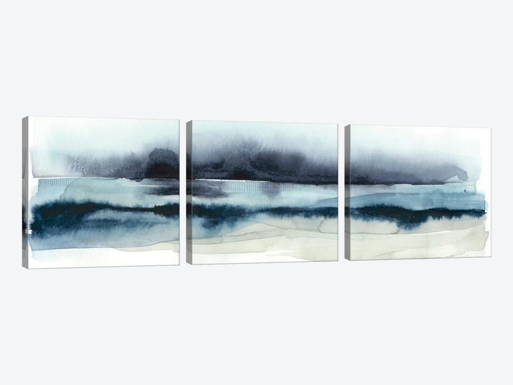 Stormy Sea I by Grace Popp 3-piece Canvas Print