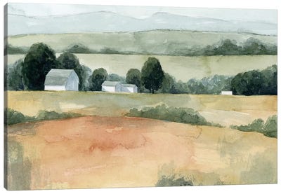 Family Farm I Canvas Art Print - Country Décor