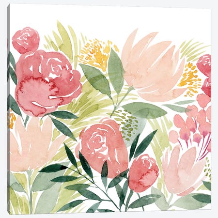 Sunkissed Posies II Canvas Print #POP1287} by Grace Popp Canvas Wall Art