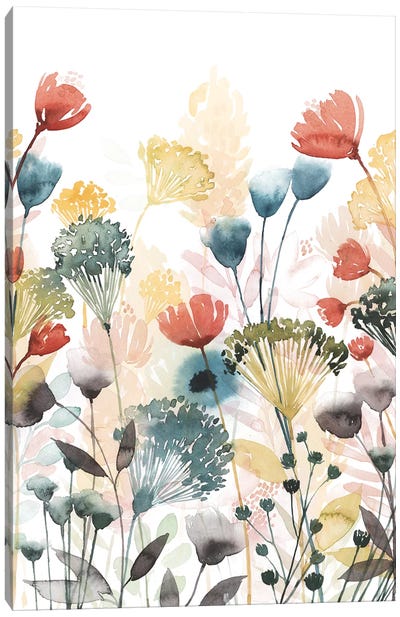 Sunny Sundries II Canvas Art Print - Floral Close-Up Art