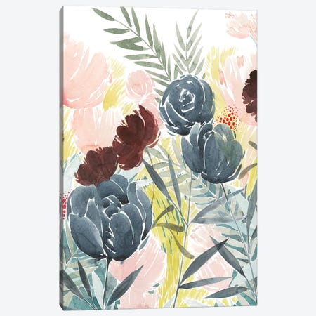 Unbridled Blooms I Canvas Print #POP1300} by Grace Popp Canvas Wall Art