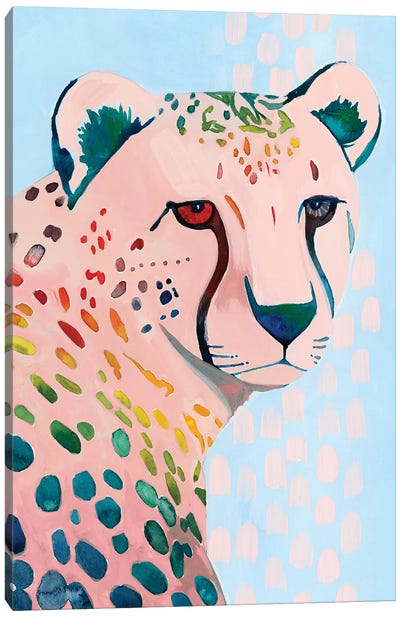 Jungle Spectrum III Canvas Art Print - Cheetah Art