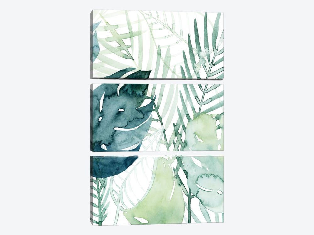 Palm Pieces I by Grace Popp 3-piece Canvas Print