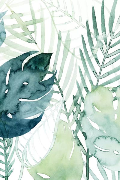 Tropical Décor: Palm Pieces I by Grace Popp