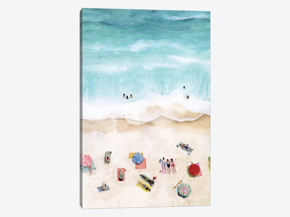 Beach Week I by Grace Popp 1-piece Canvas Wall Art