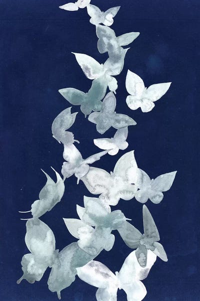 Indigo: Indigo Butterfly Falls II by Grace Popp