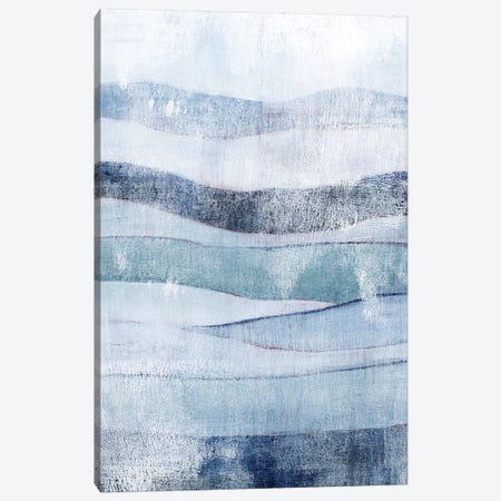 White Out in Blue I Canvas Print #POP1555} by Grace Popp Canvas Art