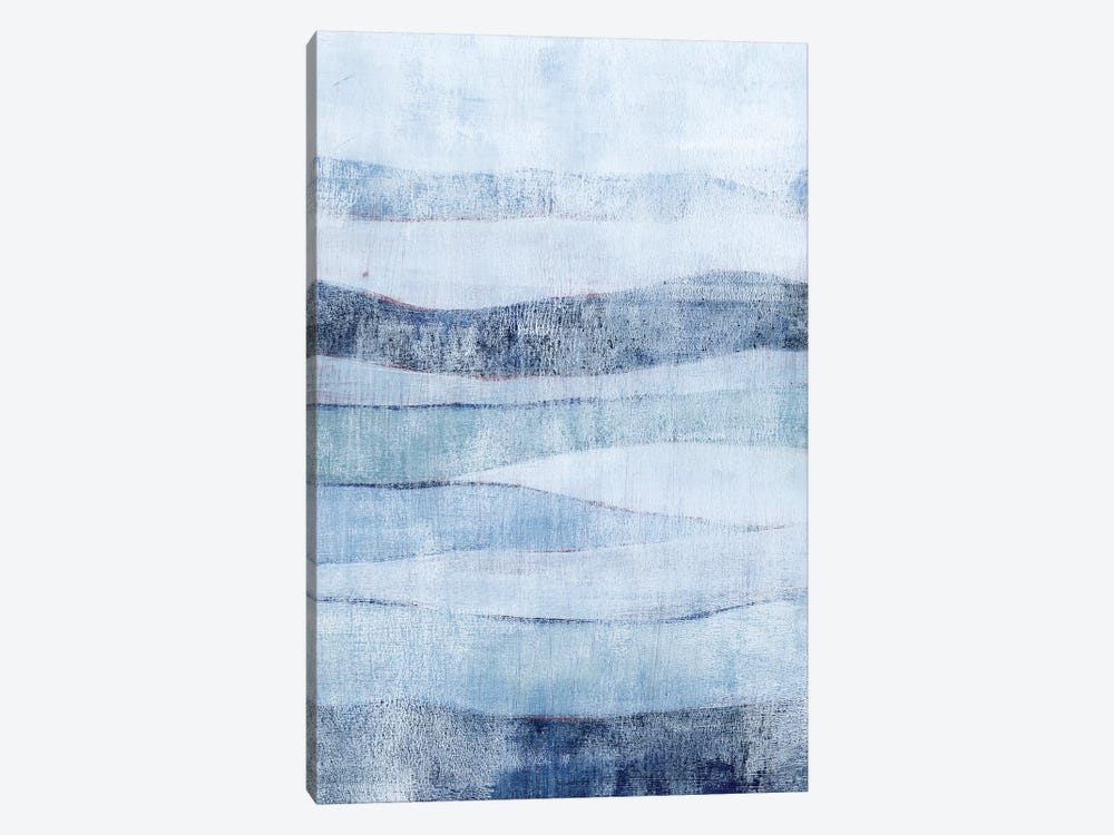 White Out in Blue II by Grace Popp 1-piece Canvas Artwork
