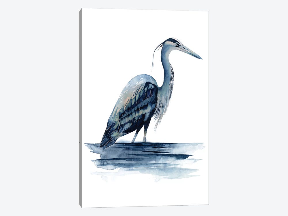 Azure Heron II 1-piece Art Print