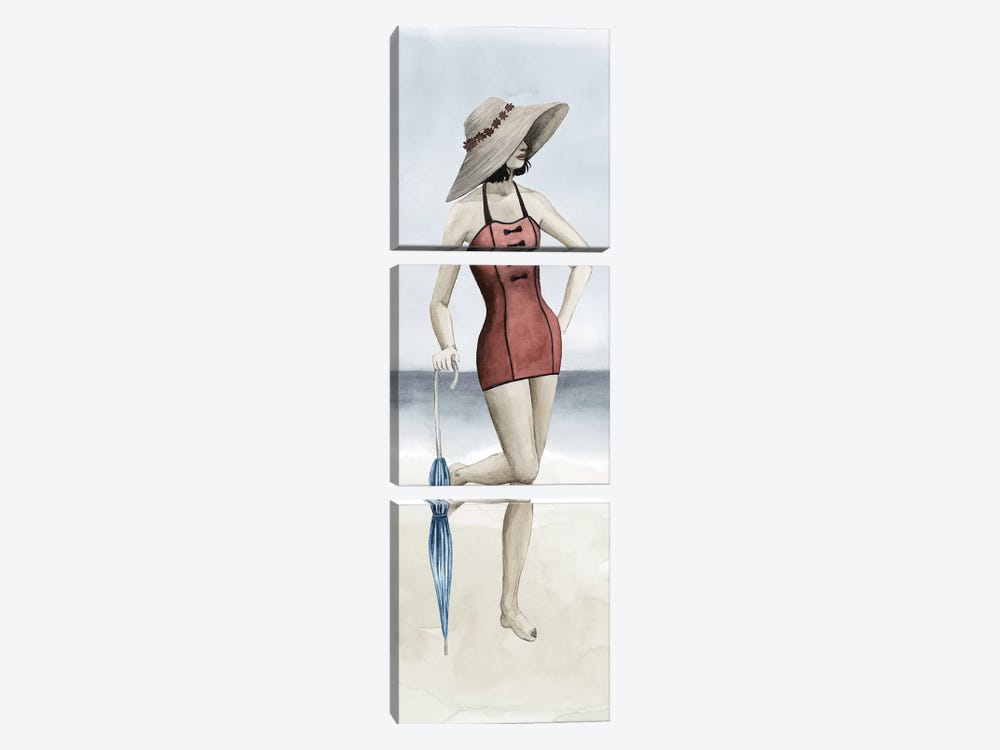 Beach Beauty I by Grace Popp 3-piece Canvas Artwork