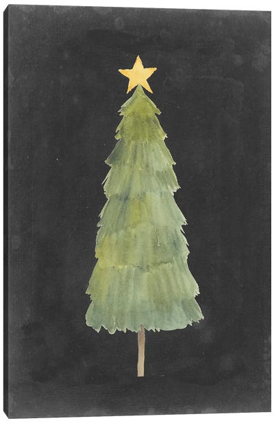 Christmas Glow Collection F Canvas Art Print - Evergreen Tree Art
