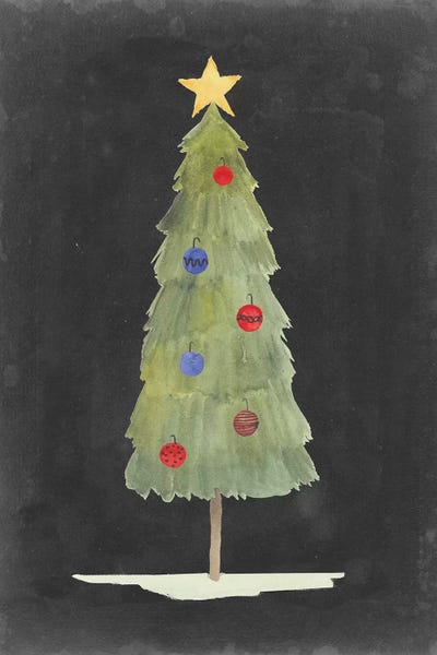 Evergreen Trees: Christmas Glow II by Grace Popp