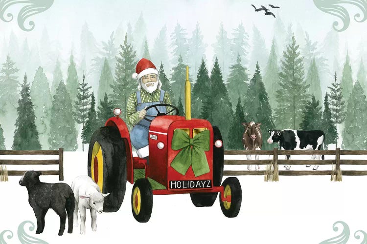 Country Santa Collection A by Grace Popp wall art
