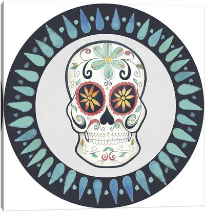 Day of the Dead Collection H Canvas Art Print - Day of the Dead