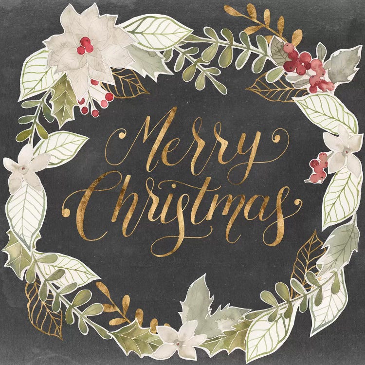 Gilded Christmas I by Grace Popp wall art