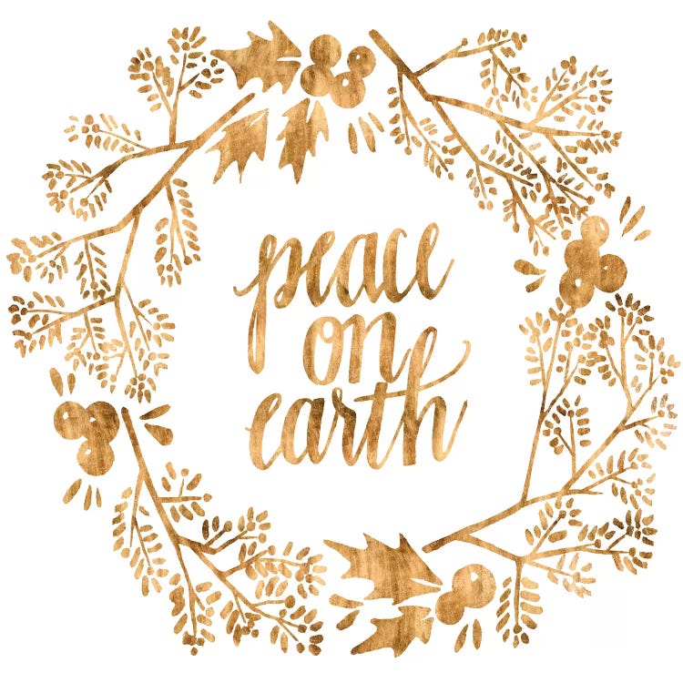 Golden Christmas II by Grace Popp wall art