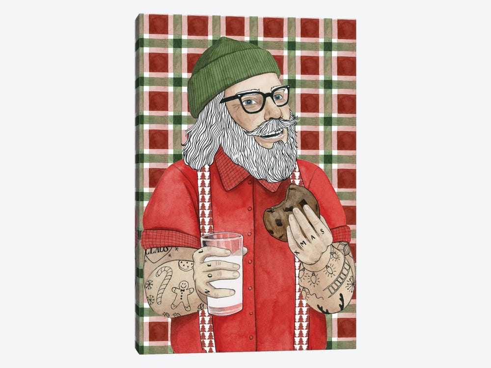 Hipster Santa I by Grace Popp 1-piece Canvas Artwork