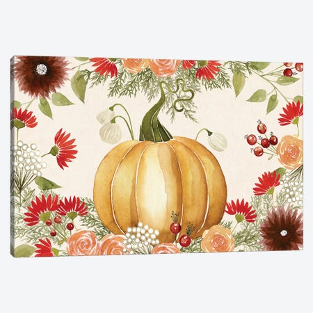 Red Autumn Collection A Canvas Print #POP1779} by Grace Popp Art Print