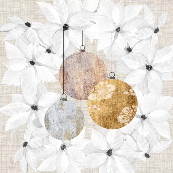 Poinsettias: Sophisticated Christmas IV by Grace Popp