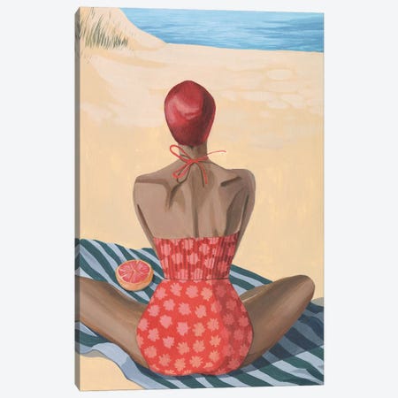 Pomello Beach II Canvas Print #POP1922} by Grace Popp Canvas Wall Art