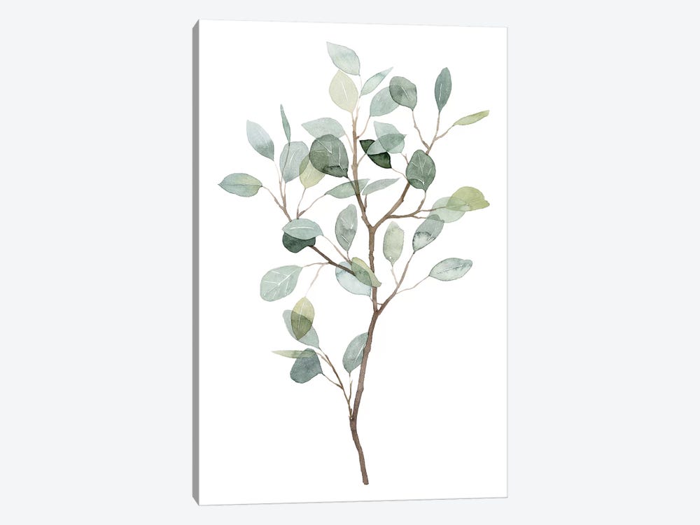 Seaglass Eucalyptus I 1-piece Art Print
