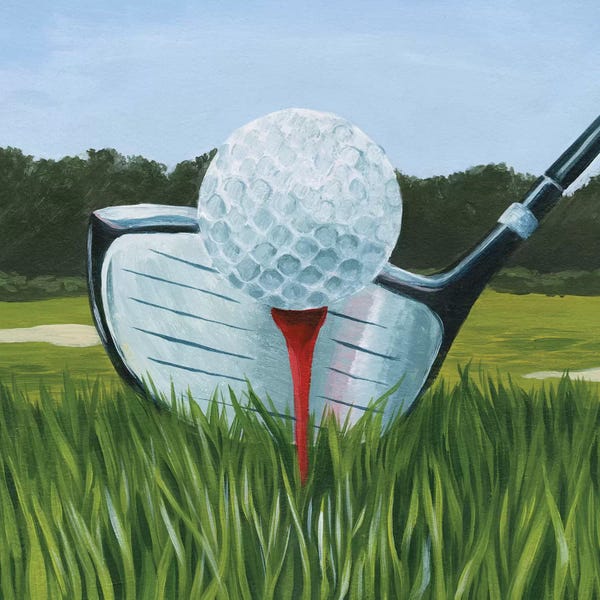 Golf: Tee Off I by Grace Popp