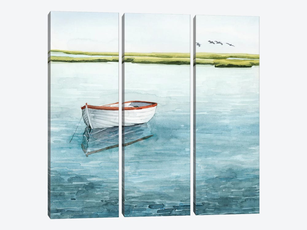 Anchored Bay I by Grace Popp 3-piece Canvas Artwork