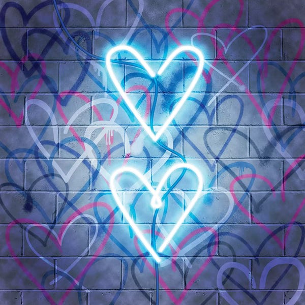 Hearts: Neon Heart I by Grace Popp