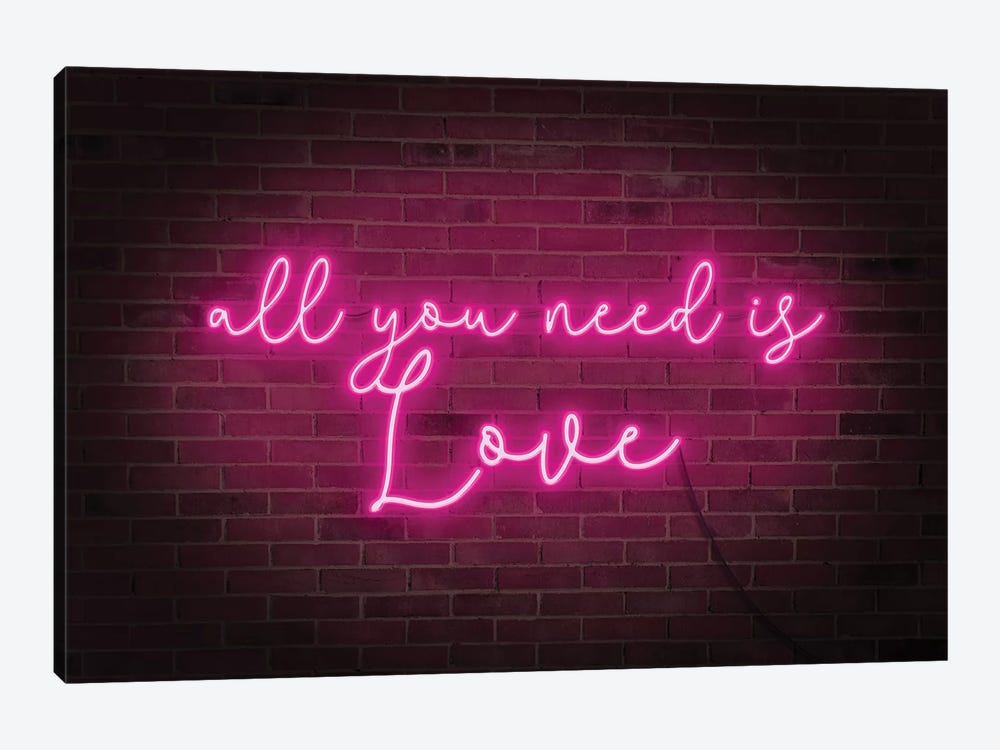 Neon Love I by Grace Popp 1-piece Canvas Print
