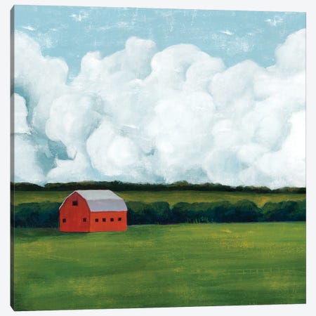Lone Barn I Canvas Print #POP2180} by Grace Popp Canvas Artwork