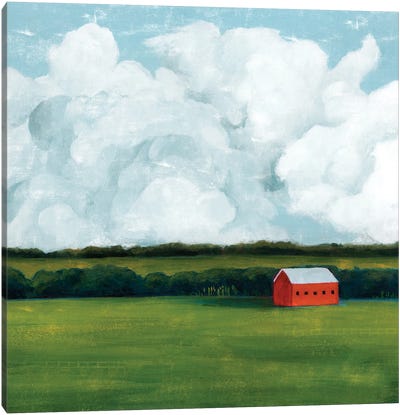 Lone Barn II Canvas Art Print - Barns
