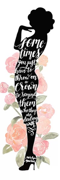 Silhouettes: Iconic Woman I by Grace Popp