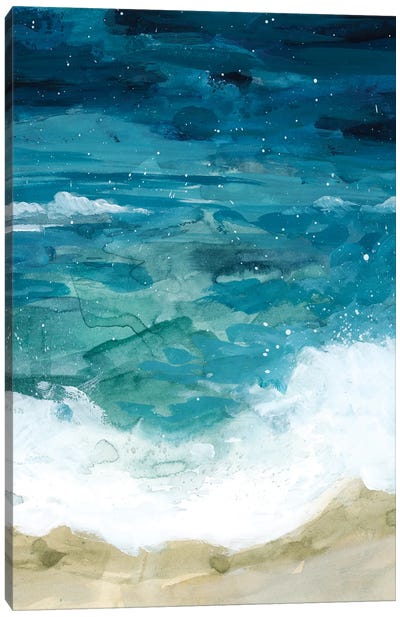 Shattered Waved II Canvas Art Print - Coastline Art