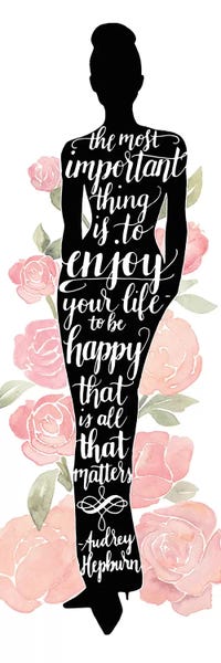 Silhouettes: Iconic Woman III by Grace Popp