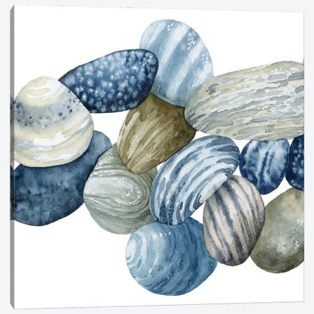 Found Pebbles I Canvas Print #POP2286} by Grace Popp Canvas Artwork