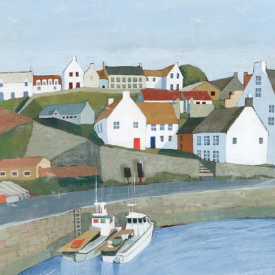 Old Coast Town I by Grace Popp art print