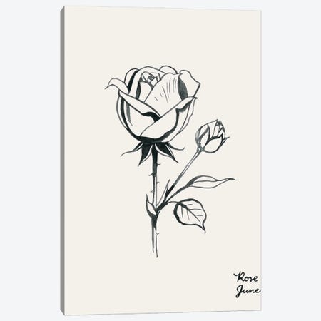 Annual Flowers VI Canvas Print #POP2333} by Grace Popp Canvas Print