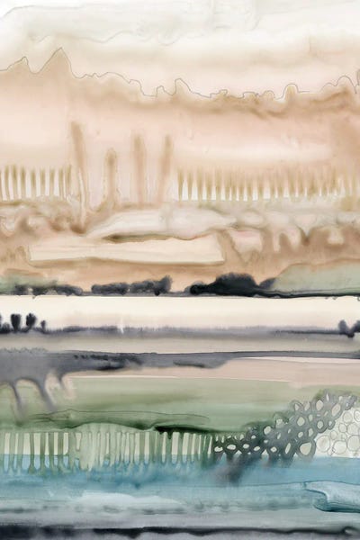 Mesa Horizon Strata II by Grace Popp framed canvas print