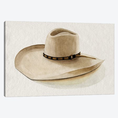 Cowboy Hat I Canvas Print #POP2443} by Grace Popp Canvas Art Print