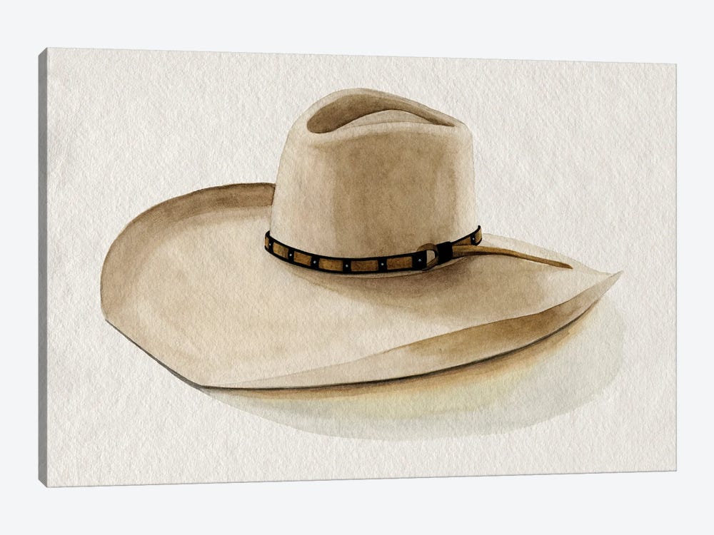 Cowboy Hat I by Grace Popp 1-piece Canvas Art Print