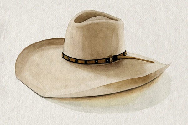 Hats: Cowboy Hat I by Grace Popp