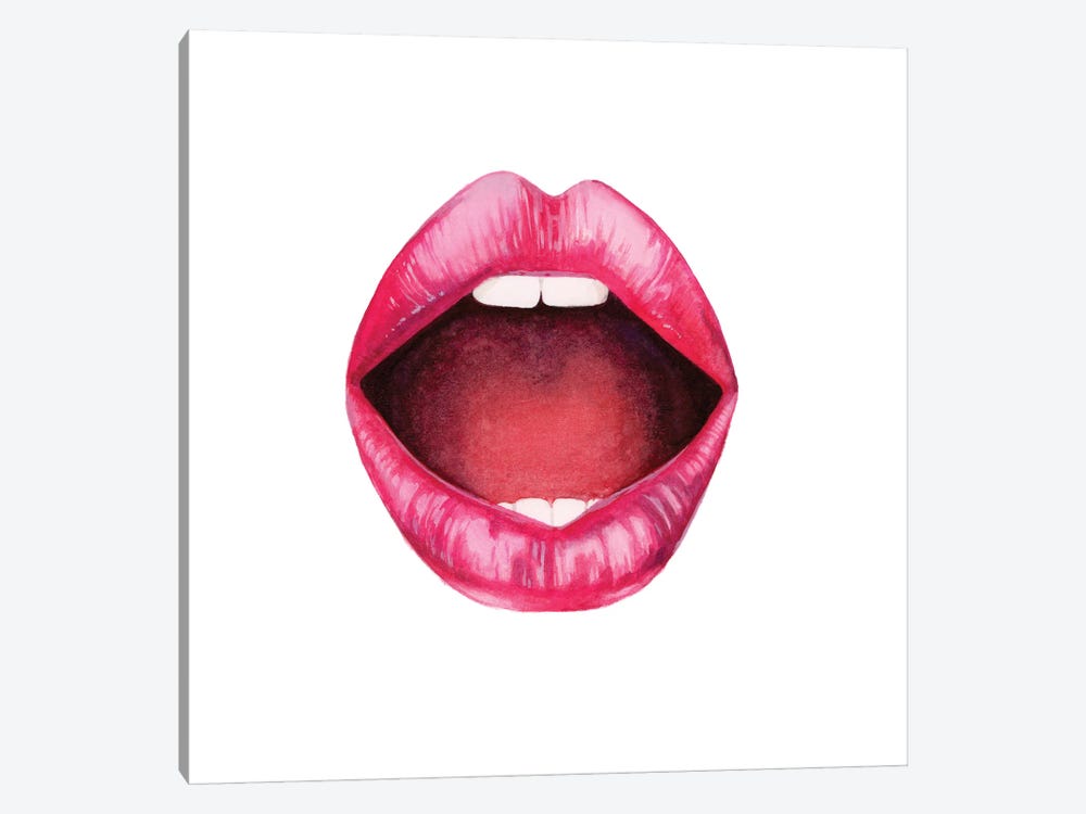 Emotion Lips II by Grace Popp 1-piece Canvas Artwork