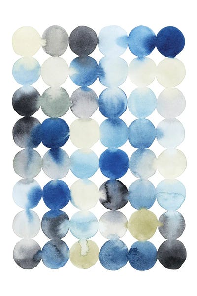 Circular Abstract: Organic Drops II by Grace Popp