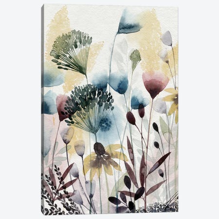 Watercolor Wildflower I Canvas Print #POP2502} by Grace Popp Canvas Wall Art