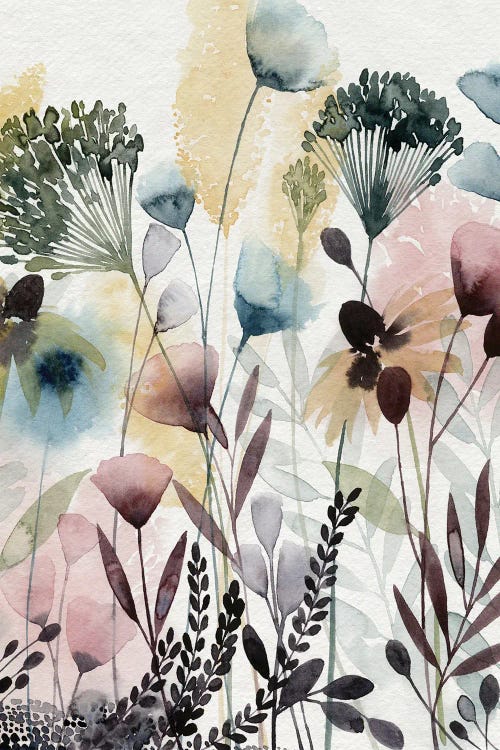 Watercolor Wildflower II