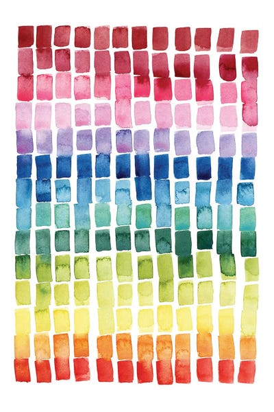 Colorful Abstracts: Under The Rainbow I by Grace Popp
