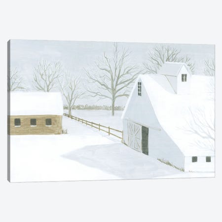 Whiteout Farm II Canvas Print #POP2546} by Grace Popp Art Print